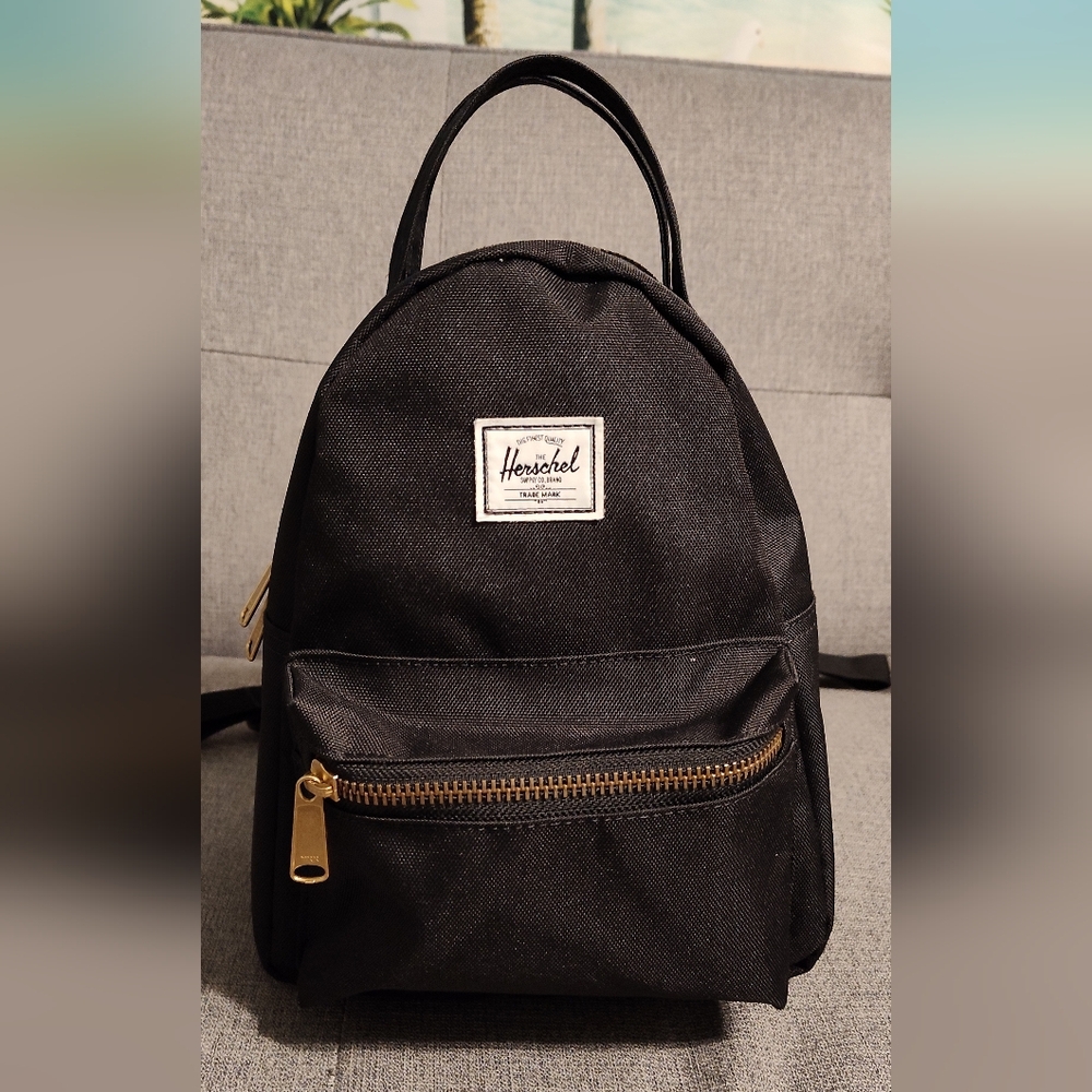 Herschel Mini Nova Black Backpack